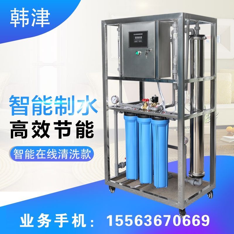 大型工業(yè)RO反滲透純凈水設(shè)備 商用0.3/0.6噸純水機(jī)器水處理過(guò)濾器